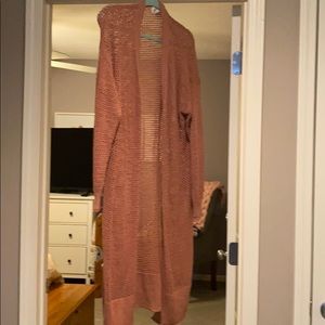 Women’s kneelength cardigan